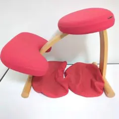 【美品】 サカモトハウス バランスイージー バランスチェア・イージー　赤 サカモトハウス バランスチェアイージー レッド Amazon.co.jp