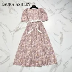 リランドチュール LAURA ASHLEYコラボ パフスリーブプリントワンピース