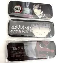 冨岡義勇 錆兎 竈門炭治郎 禰豆子 缶バッジ ダイニングお楽しみくじ鬼
