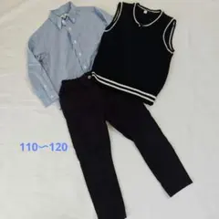 美品　110〜120サイズ キッズフォーマル服 3点セット
