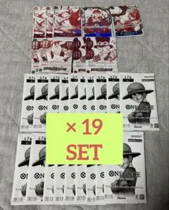 ONE PIECE カード 3周年 プロモ　未開封19枚 & 開封済み9枚