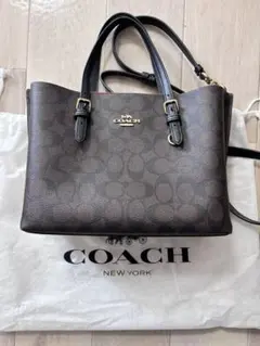 COACH ショルダーバッグ ダークブラウン