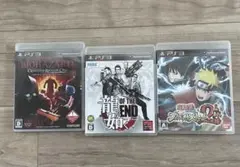PS3 ゲームソフト 3本セット