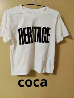 coca HERITAGEプリント ホワイトTシャツ Mサイズのサムネイル