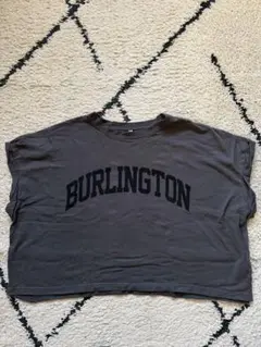 BURLINGTON クロップドTシャツ Mサイズ グレー