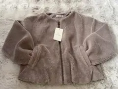 ブランシェス⭐︎branshesボア　ブルゾン　ジャケット 新品タグ付き　130