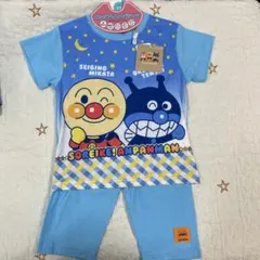 新品✨90 アンパンマン綿100 腹巻きパンツ プリント パジャマ キャラクター