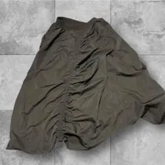 アズノゥアズ　ドロストシャーリングデザインスカート　ロング