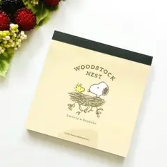PEANUTS ☆ ウッドストックネスト 限定 ☆ メモ 正方形