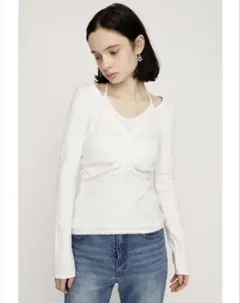 【新品未使用】SLY LAYERED LIKE CUT トップス　フリーサイズ
