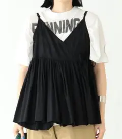 緊急タイムセール✨BEAMS BOY♥コットンリネンカシュクールキャミソール