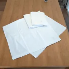 【バラ売り可】無印良品　あらいざらしまくらカバー　50×70cm用　3枚セットのサムネイル