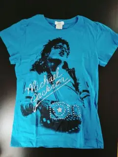 ANAPマイケルジャクソンＴシャツ（レディース・ブルー・Ｌ）