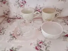 【美品✨】Lawleys Tea ローレイズ　♡ケーキプレート♡5枚 新品✨】♡Lawleys Tea♡ ローレイズ マグカップ&ケーキプレート