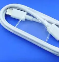 USB-C ホワイトケーブル 標準サイズ