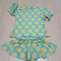 セパレート水着セット 水玉模様　 Size120
