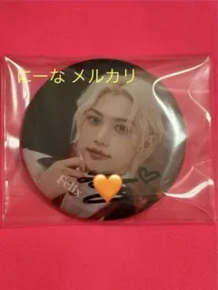 スキズ フィリックス ピリ 2023 クリスマス ポップアップ 缶バッジ サイン IMAGE PICKET - Felix / Stray Kids『Xmas POPUP STORE 2023