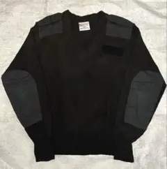 USA製 JACK YOUNG Vネック コマンドセーター ミリタリーニット L