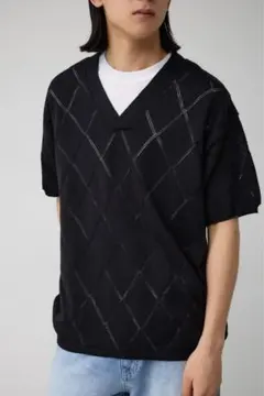 AZUL スカシアミレイヤードニット