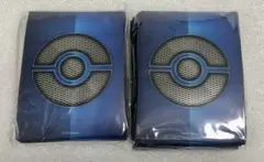 2021 海外限定 ポケモンカードゲーム デッキシールド モンスターボール 青