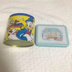 新品未使用　ディズニー　空缶セット　ドナルド　ダッフィー 限定