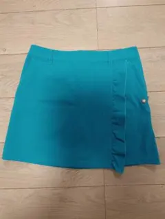 美品❗️St ANDREWS ゴルフスカート フリル ターコイズブルー Sのサムネイル
