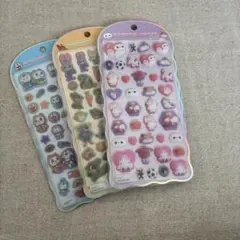 【正規品】コットンパフィーシール ズートピア　ベイマックス ドラえもん