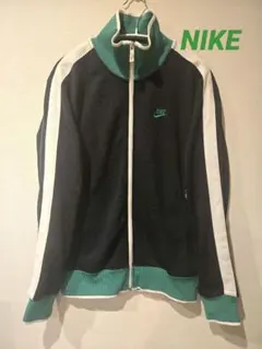 菅田将暉さん着用　NIKE ナイキ トラックジャケット ネイビー グリーン L 2XL！ 美品 菅田将暉 着用 ナイキ トラックジャケット 紺 緑 白