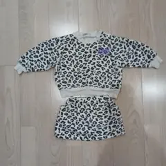 XGIRL ヒョウ柄 トレーナーとスカートセット