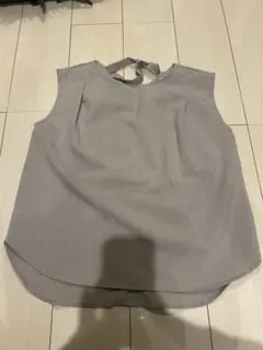 Te chichi TERRASSE ノースリーブトップス ベージュ