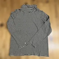HEART MARKET ボーダー タートルネック 長袖カットソー　Lサイズ