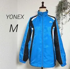 美品　YONEX　ウィンドブレーカー　m　青　　ジャケット　ヒートカプセル　黒