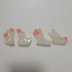 ハロウィン おばけ ミニチュア 置物 4体セット