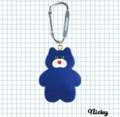 【新品未使用】mojojojo フィギュアマスコット（Nicky）青ねこ　ガチャ