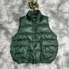 daiwa pier39 ナイロンベスト グリーン DAIWA PIER39 ダークグリーン ナイロンベスト リバーシブル トップス