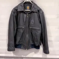 サントリー80周記念 革ジャン レザージャケット 牛革 Ｍ〜Ｌサイズ
