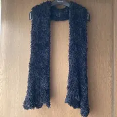 (1回使用)COMME CA ISM 黒✖️ラメ　3wayストール