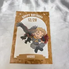 僕のヒーローアカデミア ヒロアカ 東武動物公園 特典 ポストカード ホークス