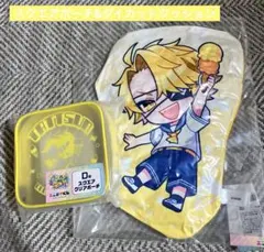 カラフルピーチ たっつん ダイカットクッション スクエアクリアポーチ