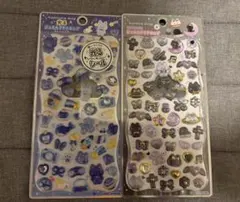 ストーンつき ジュエルプチドロップ 光る ほしぞら くろいろ ドロップ 2点