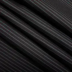 綿100％ 天竺 ボーダーニット 3m 黒紺／グリーン系