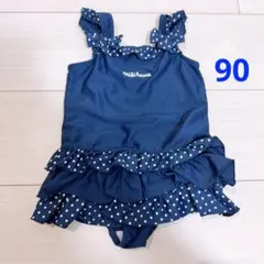 miki house ミキハウス 水着 女の子 ドット柄