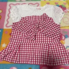 ♥️メゾピアノ ギンガムチェック 半袖 Tシャツ♥️