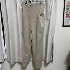 UNIQLO スマートアンクルマタニティパンツ　Lサイズ　ベージュ