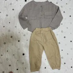 韓国子ども服　110サイズ　男の子　トップスとボトムス　セット