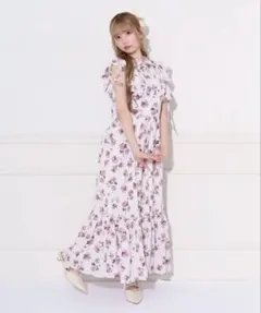 Tocca ドット柄 ノースリーブ フレアワンピース - メルカリ