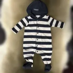my little cozmo ストライプロンパース 6mマイリトルコズモ