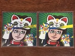 ジャイアント麗子　バインダー　自作シール ジャイアント麗子 G麗子 自作シール 3枚セット - メルカリ