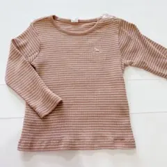 バースデイ cottoli コトリ ストライプ 長袖カットソー 95cm ロンT