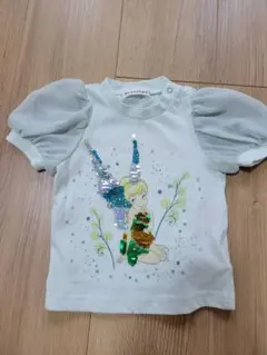 【値下げ】ティンカーベル グリッター Tシャツ 80cmのサムネイル